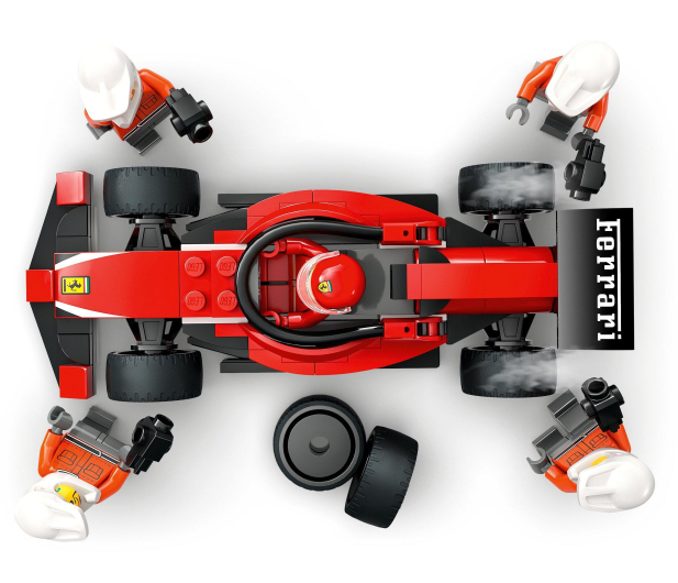 LEGO City 60443 F1® Pit stop i mechanicy z bolidem Ferrari - 1298083 - zdjęcie 7